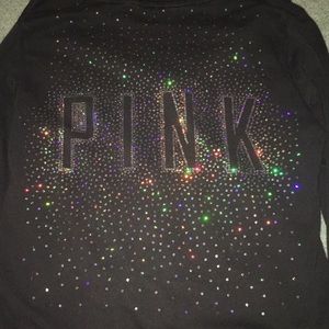 rare PINK hoodie with sequins
